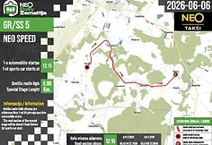 SS 5. Rally Žemaitija 2026 route maps