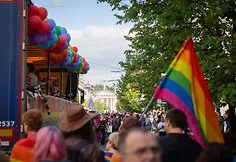 LGBT community march