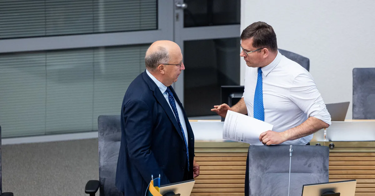 Andrius Kubilius assessed the quarrels in the Conservative party and the turning wheels to the right