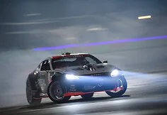 Lithuanian racer Aurimas Bakchis won the 'Formula Drift' stage in Orlando