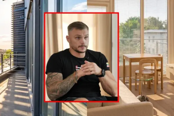 Sergejus Maslobojevas sells a recently furnished apartment: here's how much he's asking