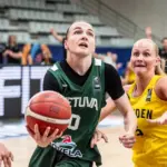 Defender debuting in the Lithuanian women's national team takes flight to the NCAA