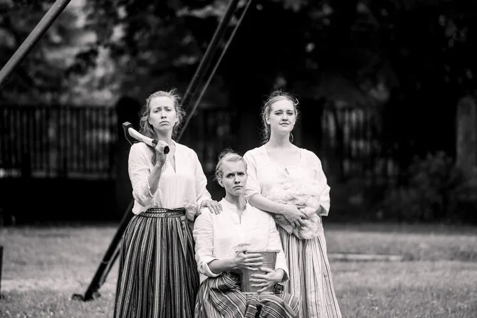 Photo by Donatas Ališauskas/Contemporary folk-comedy "Three Sisters"