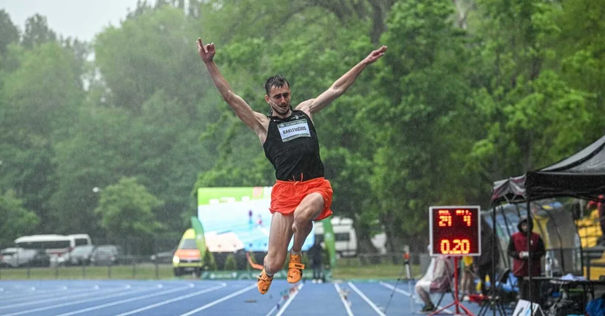 Pouring rain at the LLAF Cup competition did not prevent records from being improved