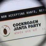 Founder of the popular "Cockroaches" party in India plans a protest