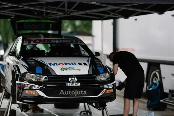 „Neo Rally Žemaitija“: Vaidotas Žala won the test stage, but that's just the beginning