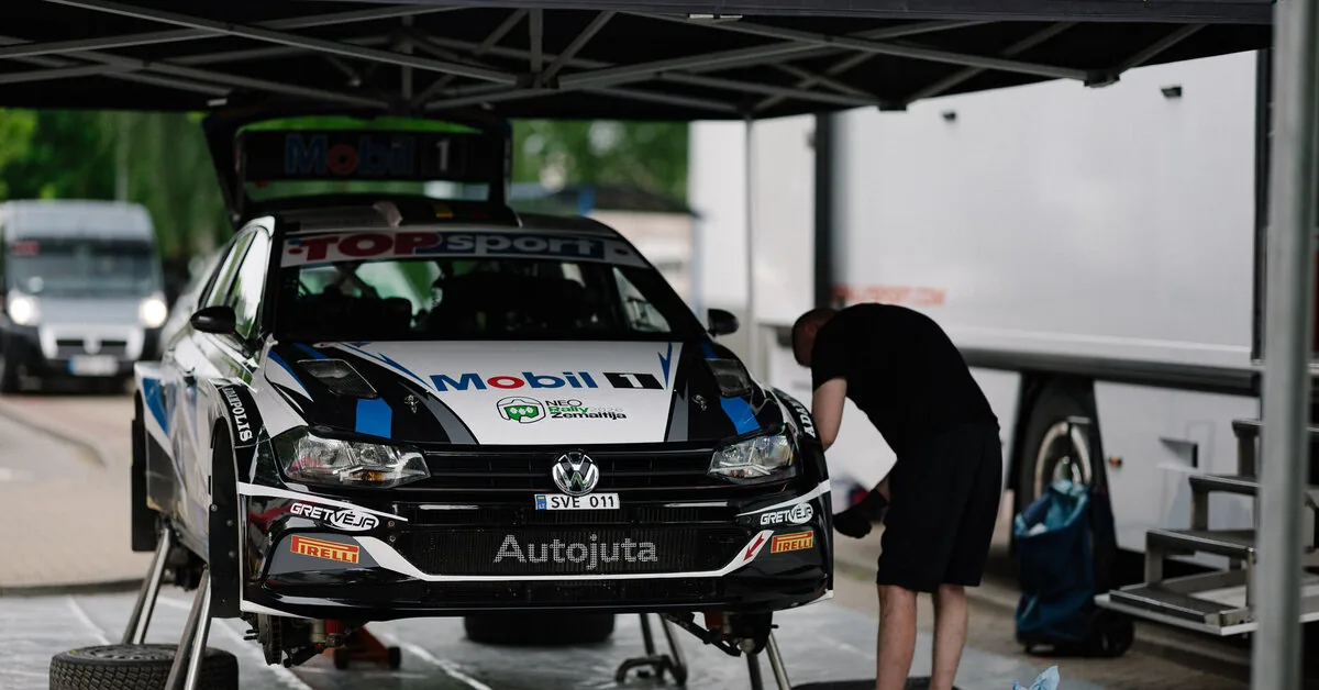 „Neo Rally Žemaitija“: Vaidotas Žala won the test stage, but that's just the beginning