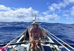 Aurimas Valujavičius's journey across the Atlantic