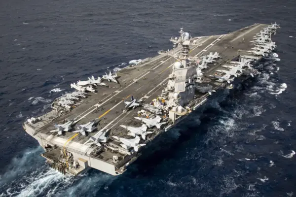 Concealed the true extent of the fire: The US almost lost its most advanced aircraft carrier during the war with Iran