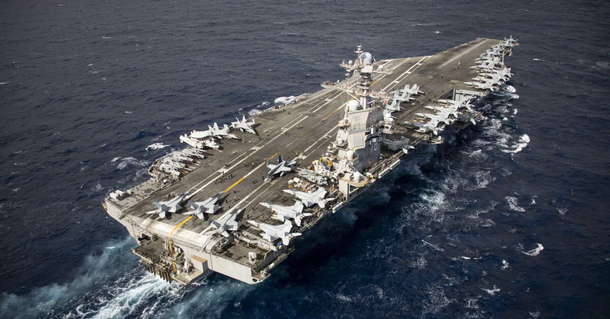 Concealed the true extent of the fire: The US almost lost its most advanced aircraft carrier during the war with Iran