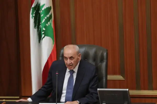 Officer: The Speaker of the Lebanese Parliament will guarantee that Hezbollah will adhere to the ceasefire with Israel
