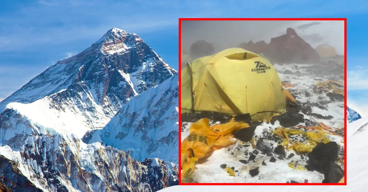 Shocking images from Everest: mountains of trash and queues of people in the "Death Zone"