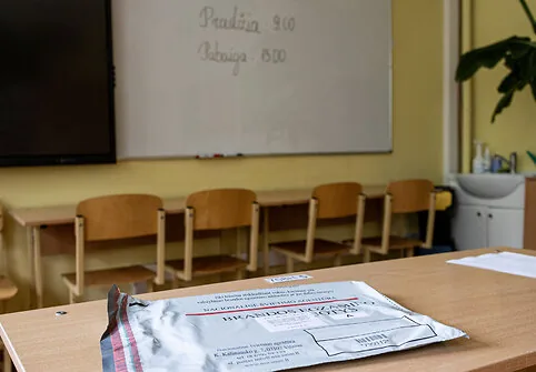Graduates taking the state mathematics exam