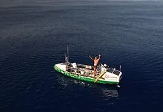 Aurimas Valujavičius's journey across the Atlantic