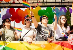 LGBT community march