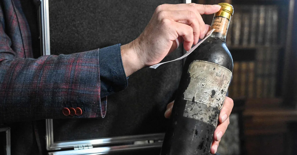 Czechia will exhibit a 130-year-old collection of French wine found in the castle