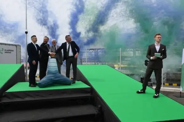 An important step in Lithuanian energy history: a green hydrogen production plant and station opened in Klaipėda port