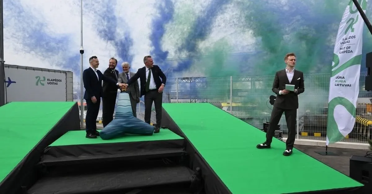 An important step in Lithuanian energy history: a green hydrogen production plant and station opened in Klaipėda port
