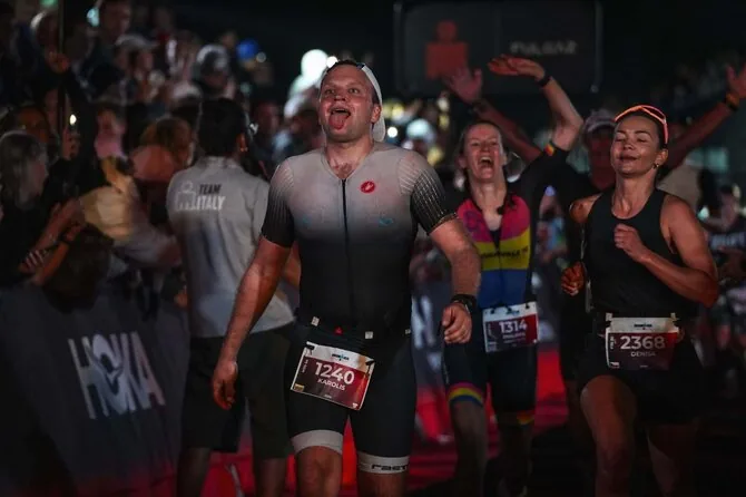 Personal archive photo/Karolis Kasperavičius at the Ironman competition