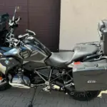 Lithuanian officers pulled a BMW motorcycle out of a Latvian van