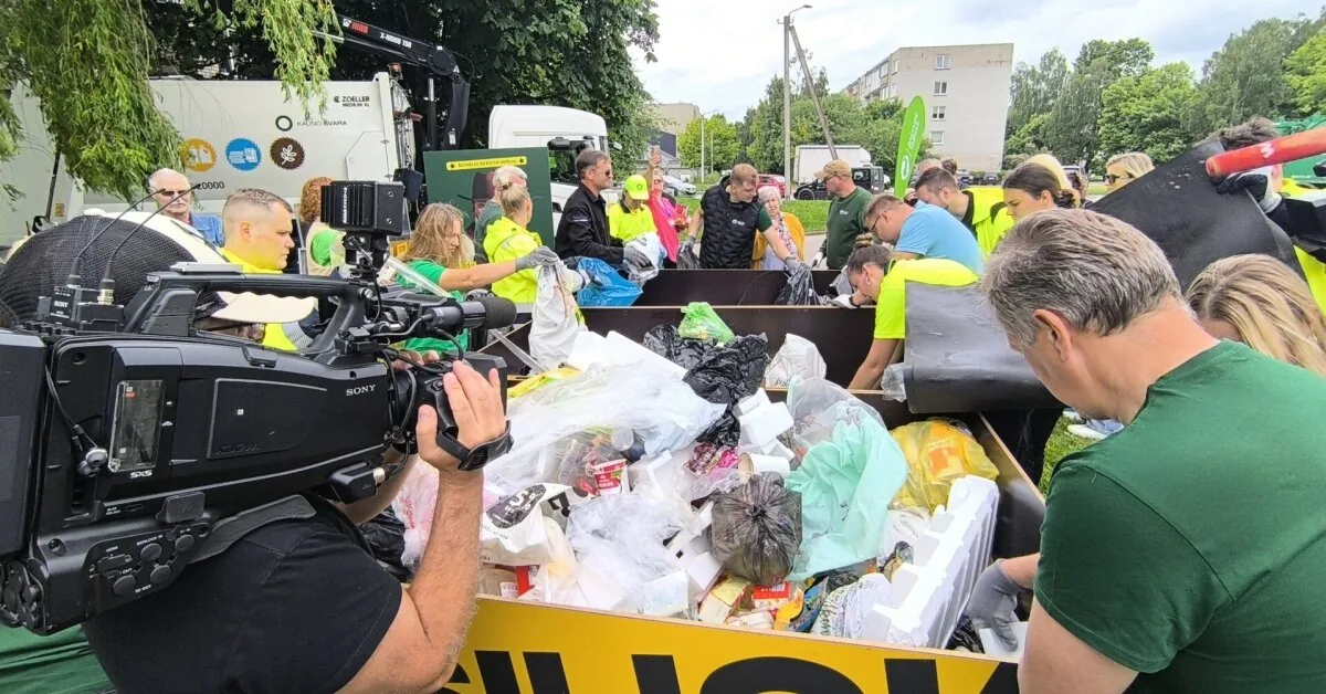 Container search conducted in Kaunas: a social experiment revealed whether Kaunas residents make mistakes
