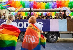 LGBT community march