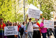 LGBT community march