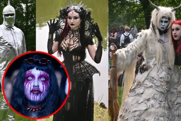 The largest Gothic "Wave-Gotik-Treffen" festival in the world: participants amazed with breathtaking looks