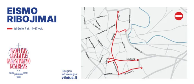 Savivaldybės nuotr./Eismo ribojimai Vilniuje, Vilniuje vyks 6-asis Pasaulinis Apaštalinis Gailestingumo kongresas