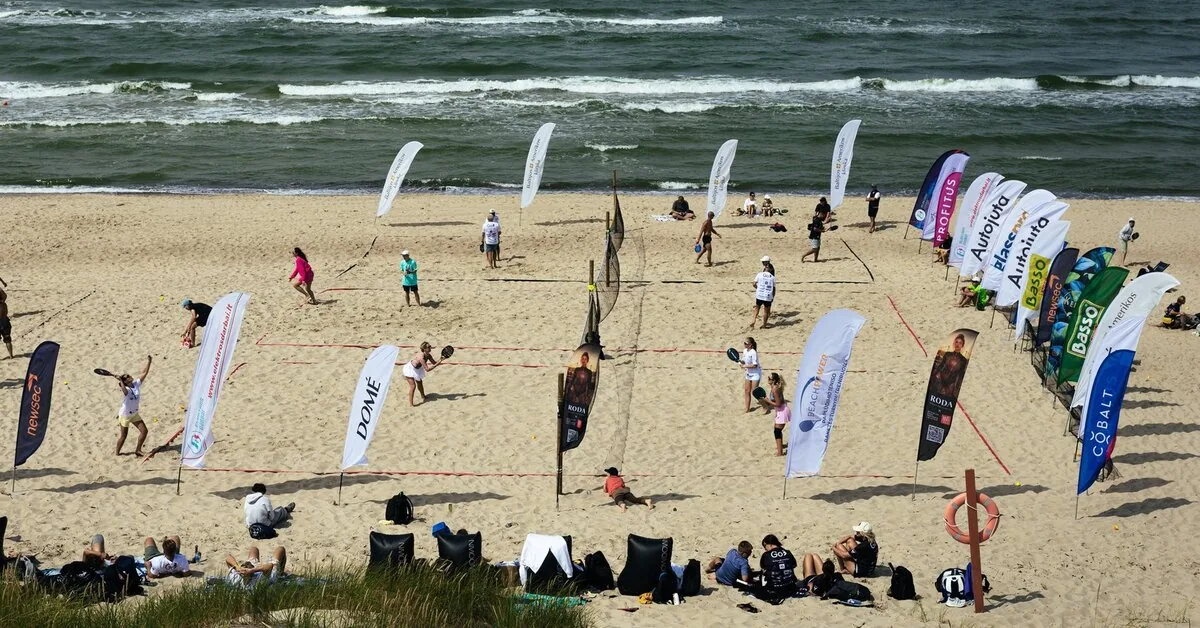 „Nida Beach Tennis Cup“: a tournament combining sport, active leisure, and good deeds