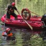 Accident near Saugos: swimming in the forest lake turned into a drama