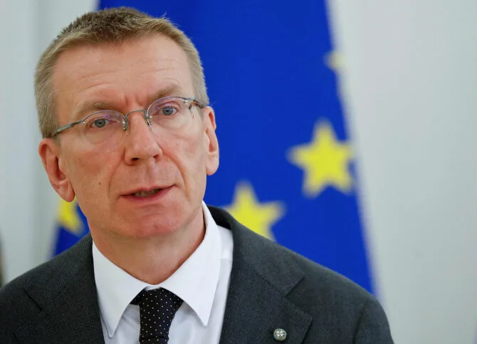 Edgars Rinkēvičs / PETRAS MALUKAS / AFP
