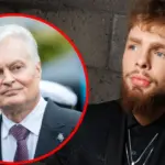Dirkstys, who encountered Nausėda and asked a question, does not hide his frustration: "Because of that, he doesn't have an aura..."