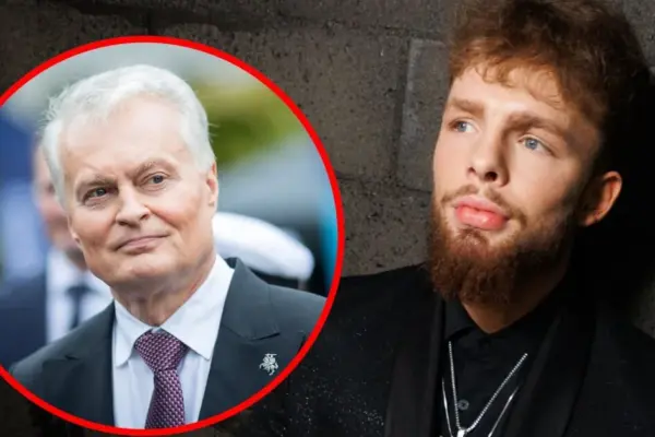 Dirkstys, who encountered Nausėda and asked a question, does not hide his frustration: "Because of that, he doesn't have an aura..."