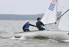 The European 420 and 470 yacht class youth championship ended in Nida