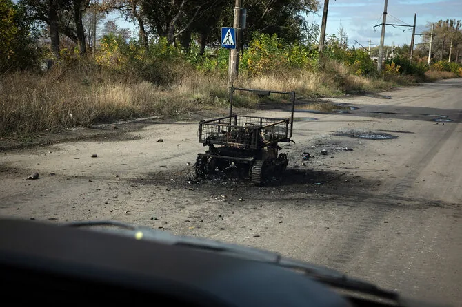 Tyler Hicks/ „The New York Times“/Robots in Ukraine