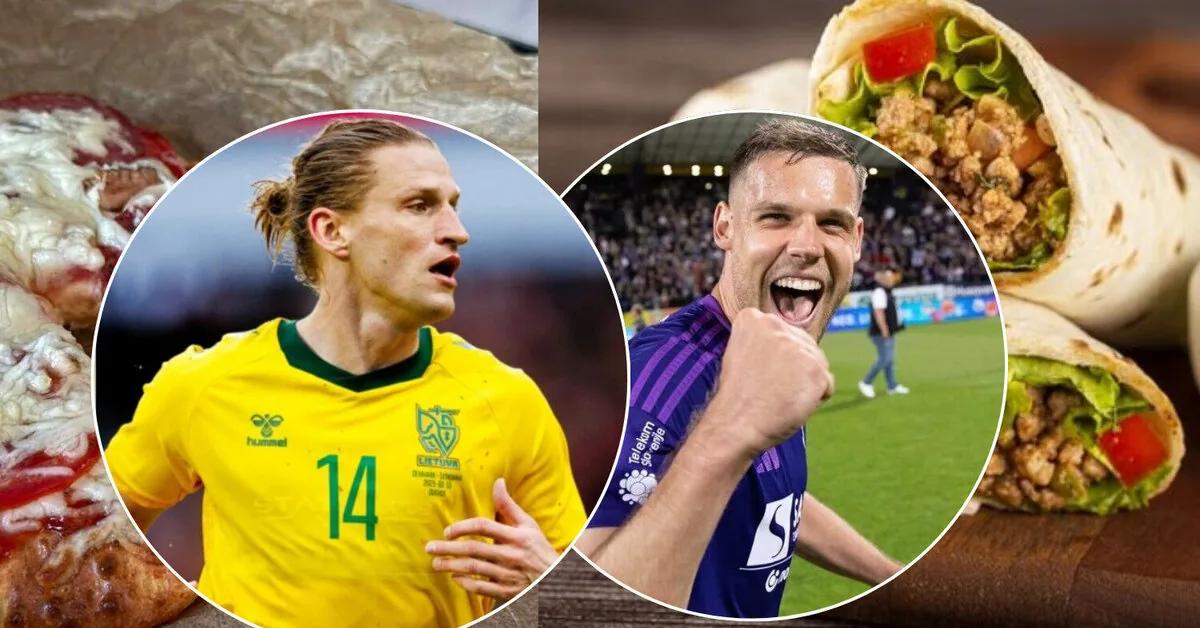 Lithuanian footballers share their favorite recipes: 3 ideas for the big football night