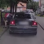 Wanted man who tried to escape from officers jumped out of a moving car