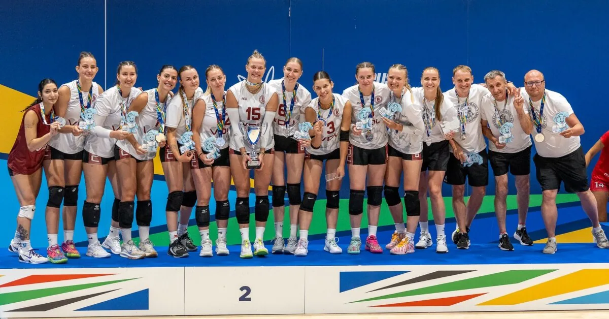 VDU Volleyball Players – European Vice-Champions