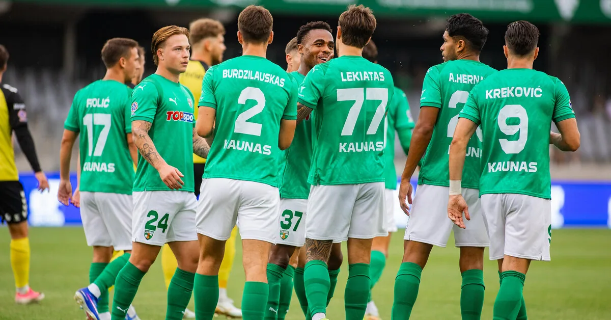 Golden chance for the champions: "Kauno Žalgiris" – "Klaksvik"