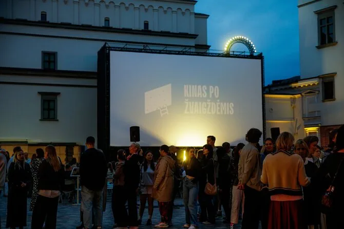 Gretos Skaraitienės / BNS photo / 'Cinema Under the Stars' opening