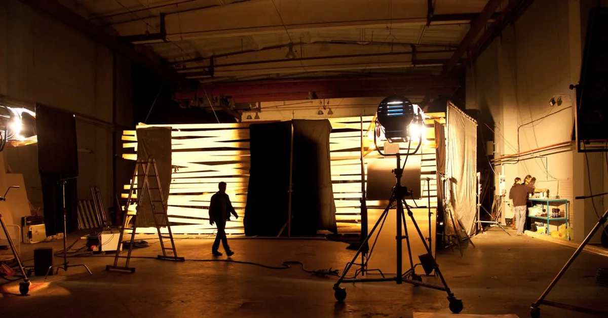 Filming in Vilnius was unexpectedly disrupted by a fire