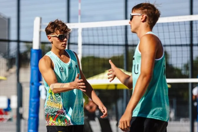 LVF photo/At the EEVZA championship – successful performance by Lithuanians Raigardas Mačionis and Dovydas Sinkevičius.