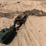 Karo engineers test innovations: for the first time, a trench digger is operated remotely