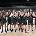 German national basketball team (Simonas Lukošius in the middle, number 41)