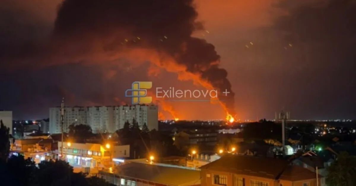 Ukraine attacked a powerful Russian oil base for the third time in a row