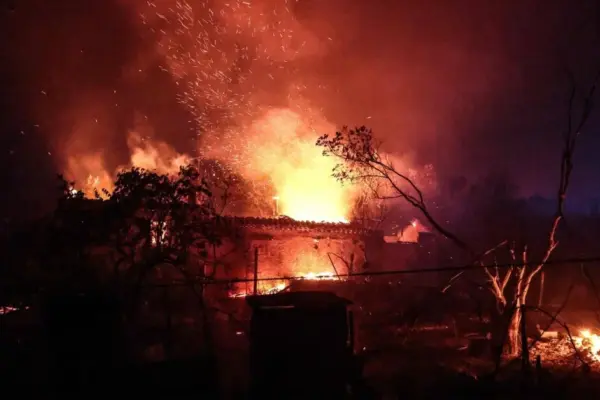 400 people had to flee: Huge fire in France