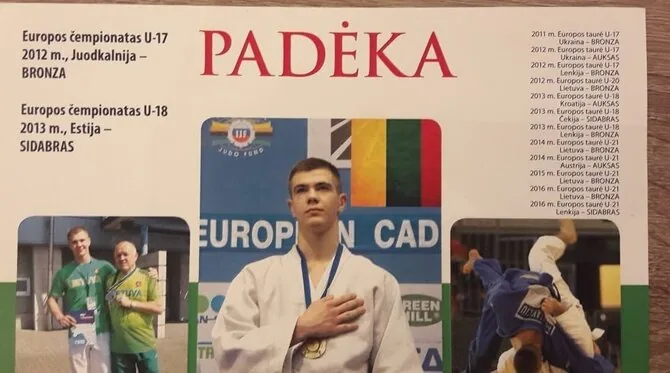 Photo by Z. Vencevičius / Rokas Nenartavičius had achieved significant successes in international judo competitions.