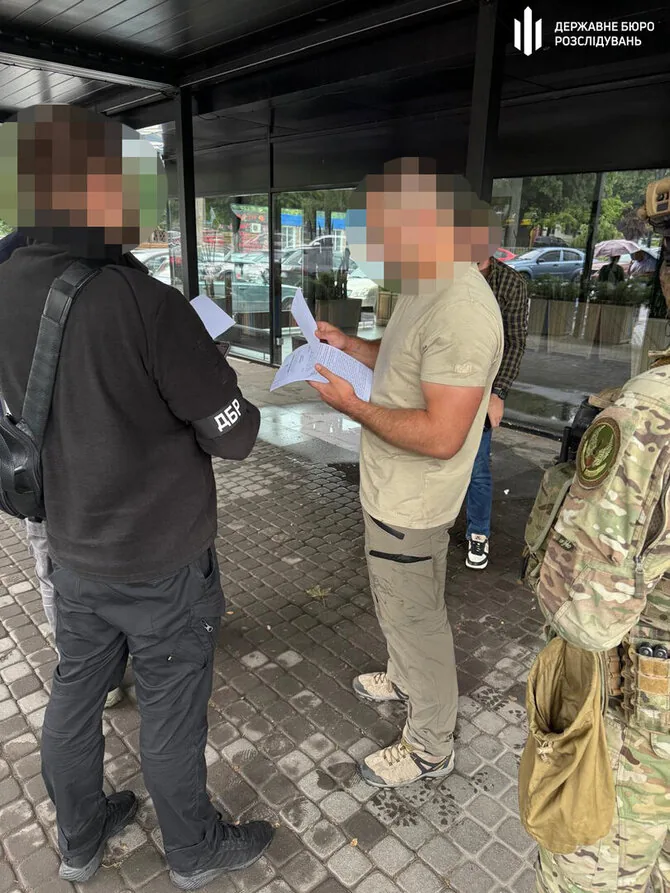 Ukrainos valstybinio tyrimų biuro nuotr./Sulaikytas „Skelia“ pulko seržantas