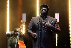 Grammy winner Gregory Porter with his band held a concert in Vilnius